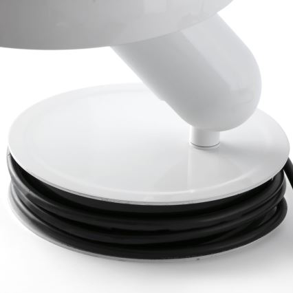 FARO 56101 - Stolní lampa s klipem 2v1 BELA 1xE27/15W/230V bílá
