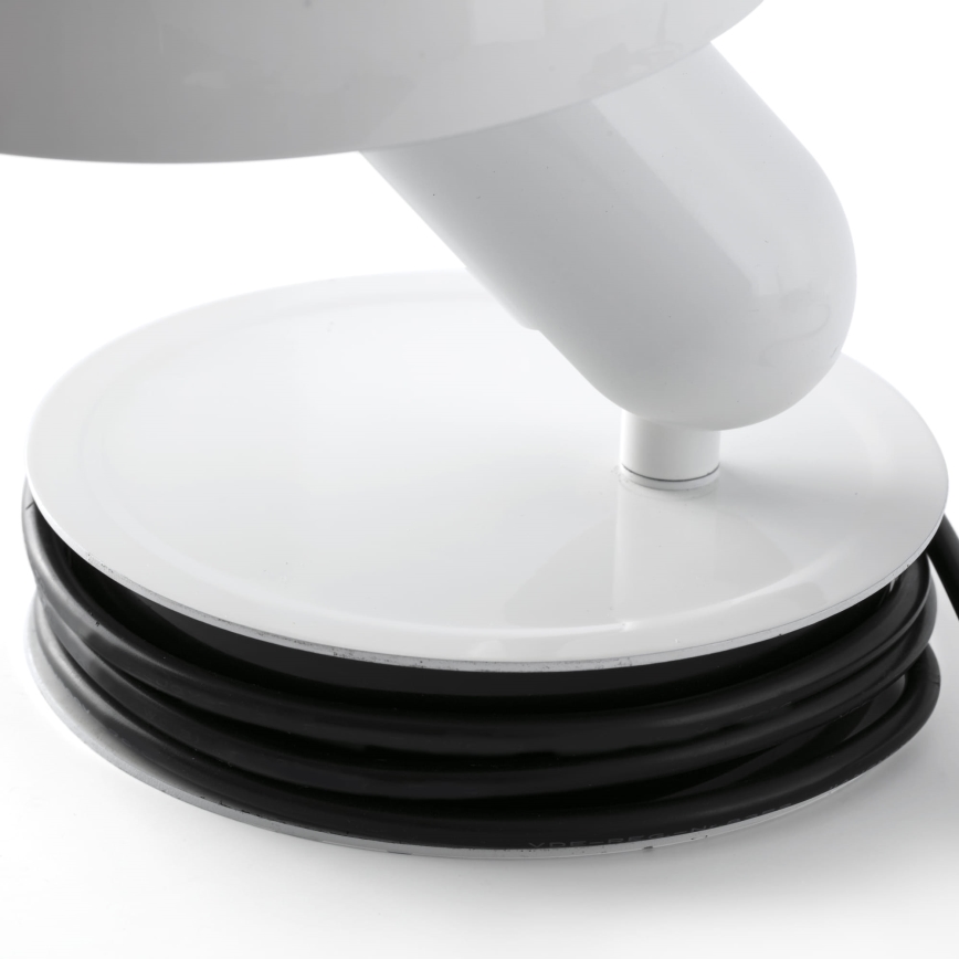 FARO 56101 - Stolní lampa s klipem 2v1 BELA 1xE27/15W/230V bílá