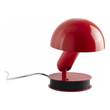 FARO 56103 - Stolní lampa s klipem 2v1 BELA 1xE27/15W/230V červená