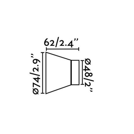 Faro 62300 - Nástěnné svítidlo KERA 1xE27/15W/230V