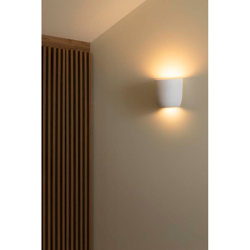 FARO 63428 - Nástěnné svítidlo KAPPU 1xE14/7W/230V 15,8x15 cm bílá