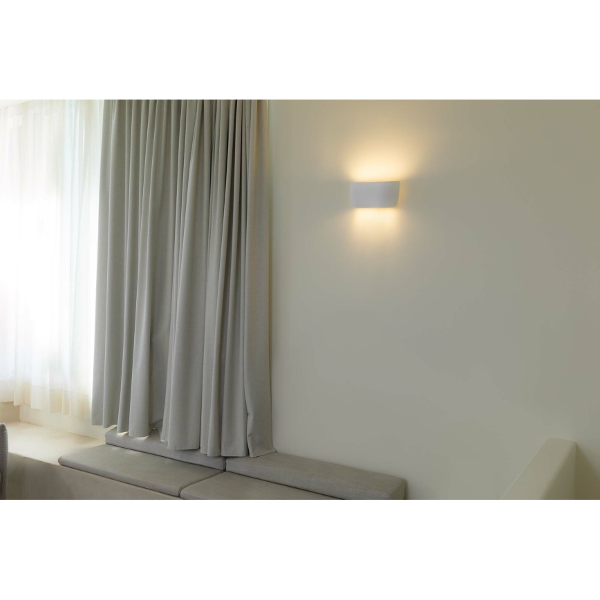 FARO 63430 - Nástěnné svítidlo KAPPU 2xE14/7W/230V 16,8x30 cm bílá