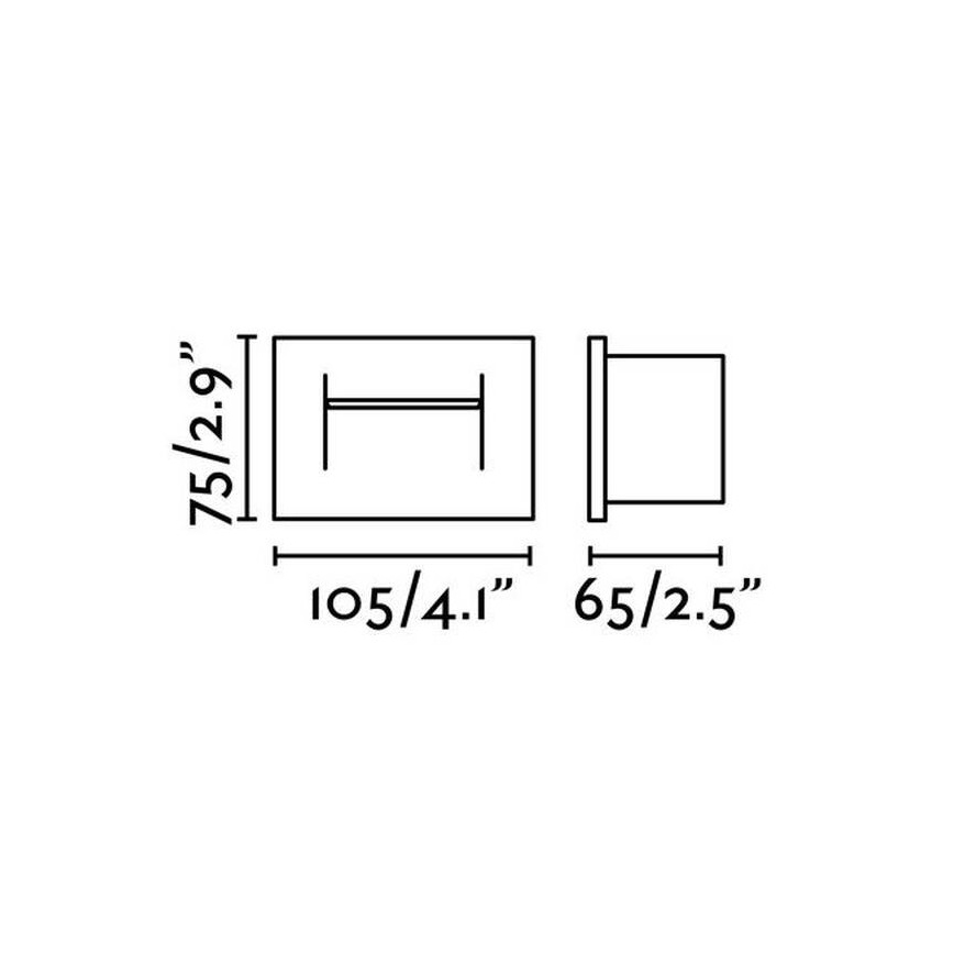 FARO 70154 - LED Venkovní zápustné svítidlo HORUS-1 LED/4W/230V IP65