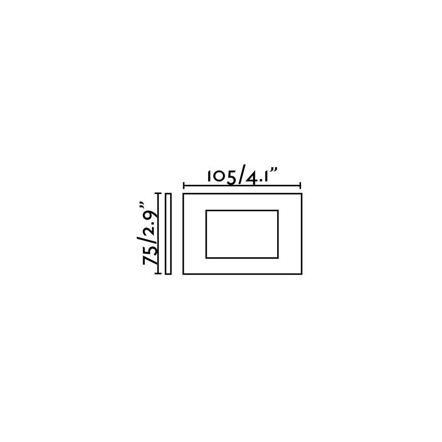 FARO 70163 - LED Venkovní zápustné svítidlo SPARK-1 LED/5W/230V IP65
