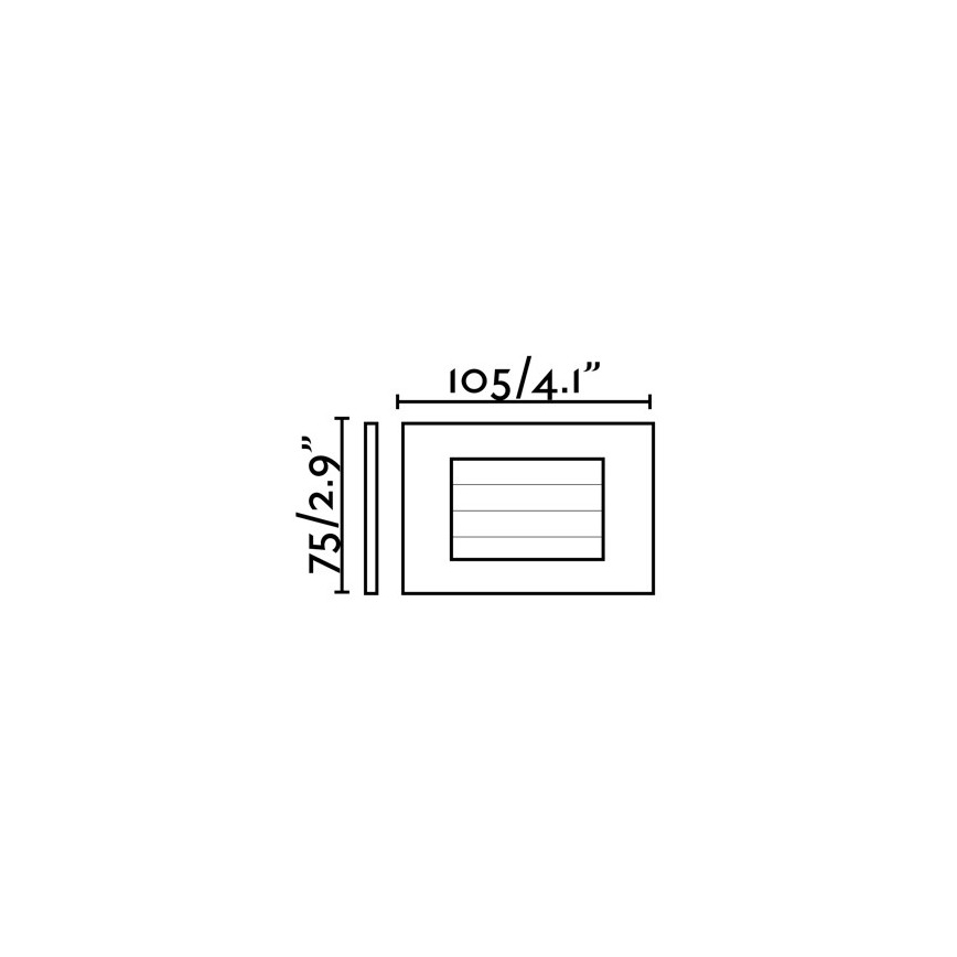 FARO 70165 - LED Venkovní zápustné svítidlo SPARK-2 LED/5W/230V IP65