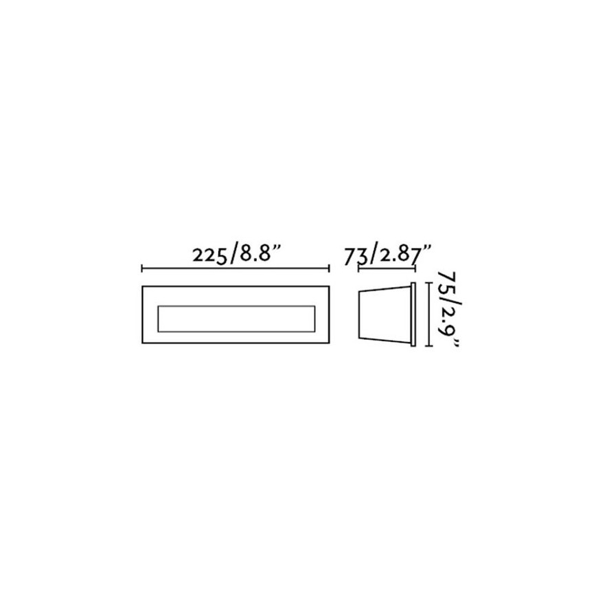 FARO 70271 - LED Venkovní zápustné svítidlo NAT LED/8W/230V