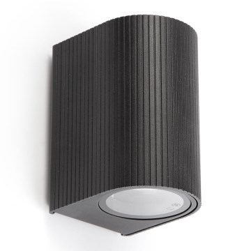 FARO 70322 - Venkovní nástěnné svítidlo ESTELA 1xGU10/5W/230V IP65 černá