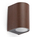 FARO 70324 - Venkovní nástěnné svítidlo ESTELA 1xGU10/5W/230V IP65 hnědá