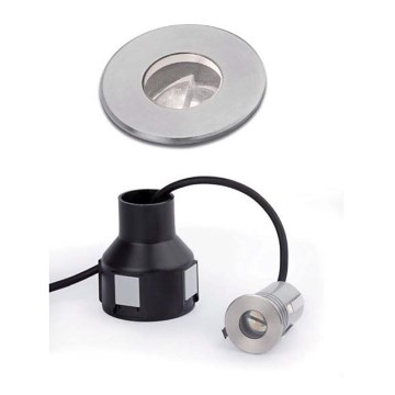 FARO 70462N - LED Venkovní nájezdové svítidlo CURTIS LED/2W/230V IK08 IP67