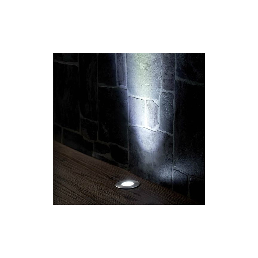 FARO 70462N - LED Venkovní nájezdové svítidlo CURTIS LED/2W/230V IK08 IP67