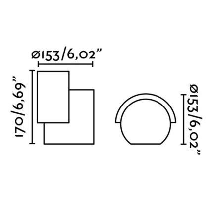 FARO 70576 - LED Venkovní nástěnné svítidlo NOBORU LED/16W/230V IP65