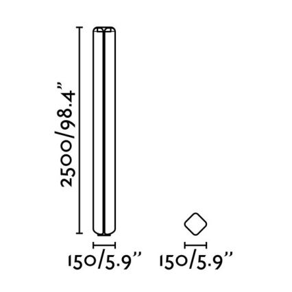 FARO 71209 - LED Venkovní lampa BU-OH LED/40W/230V IP65