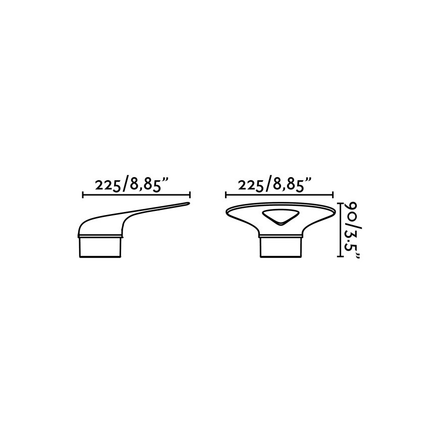 FARO 71223 - LED Venkovní nástěnné svítidlo LOTUS LED/18W/230V IP65