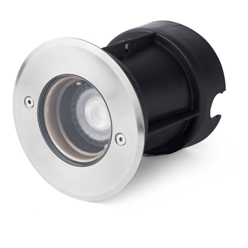 FARO 71489N - Venkovní nájezdové svítidlo TECNO-6  1xGU10/50W/230V IK08 IP67