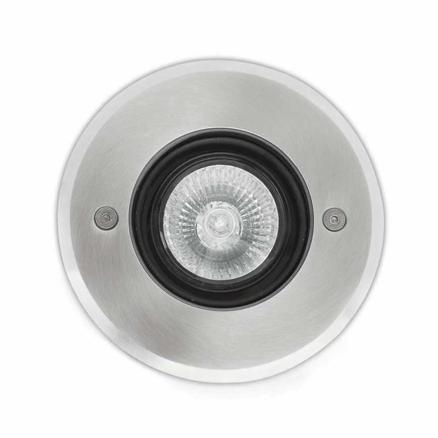 FARO 71489N - Venkovní nájezdové svítidlo TECNO-6  1xGU10/50W/230V IK08 IP67
