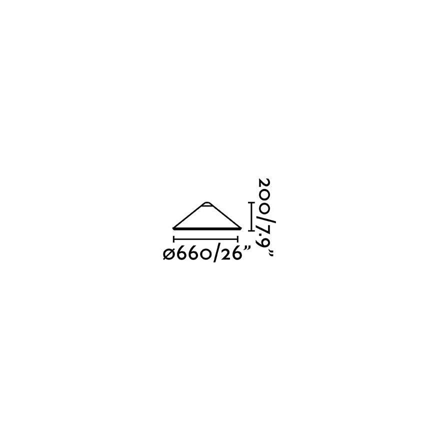 FARO 71585 - Stínidlo HUE E27 pr. 57,5 cm bílá pro lampu