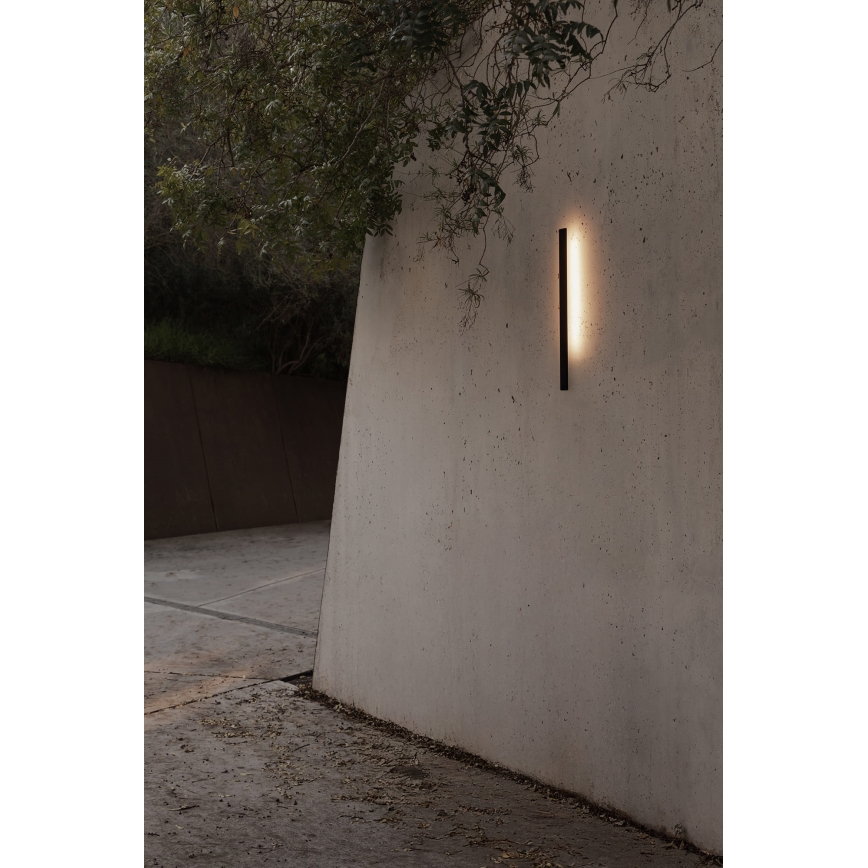 FARO 71800 - LED Venkovní nástěnné svítidlo LIME LED/6W/230V 2700/3000/4000K 60 cm CRI 90 IP65 černá