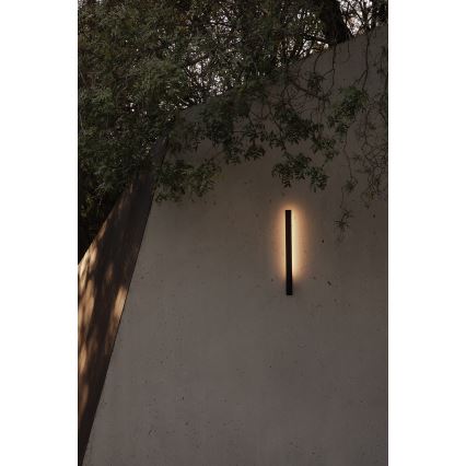 FARO 71800 - LED Venkovní nástěnné svítidlo LIME LED/6W/230V 2700/3000/4000K 60 cm CRI 90 IP65 černá