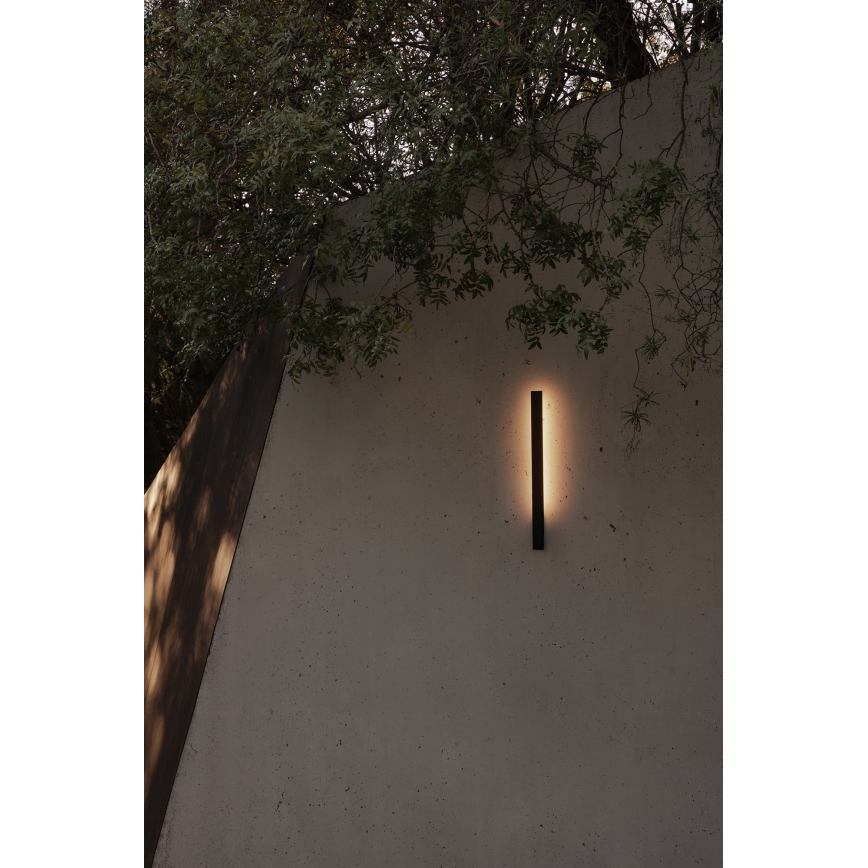FARO 71800 - LED Venkovní nástěnné svítidlo LIME LED/6W/230V 2700/3000/4000K 60 cm CRI 90 IP65 černá