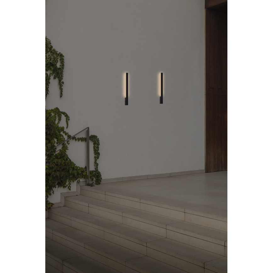 FARO 71800 - LED Venkovní nástěnné svítidlo LIME LED/6W/230V 2700/3000/4000K 60 cm CRI 90 IP65 černá