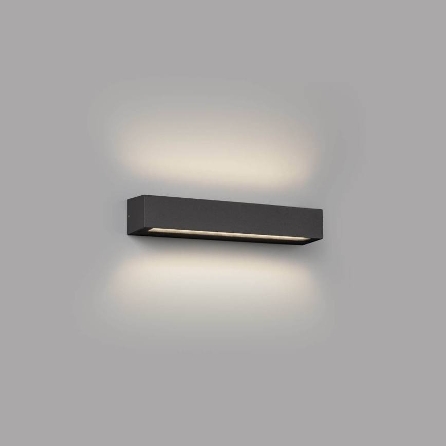 FARO 71904 - LED Venkovní nástěnné svítidlo DORO 2xLED/10W/230V IP65 antracit