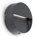 FARO 71960 - LED Schodišťové svítidlo DUNE LED/3W/230V 2200/2700/3200/4000K IP65 antracit kulatý