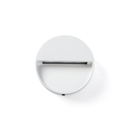 FARO 71961 - LED Schodišťové svítidlo DUNE LED/3W/230V 2200/2700/3200/4000K IP65 bílá kulatý