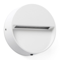 FARO 71961 - LED Schodišťové svítidlo DUNE LED/3W/230V 2200/2700/3200/4000K IP65 bílá kulatý