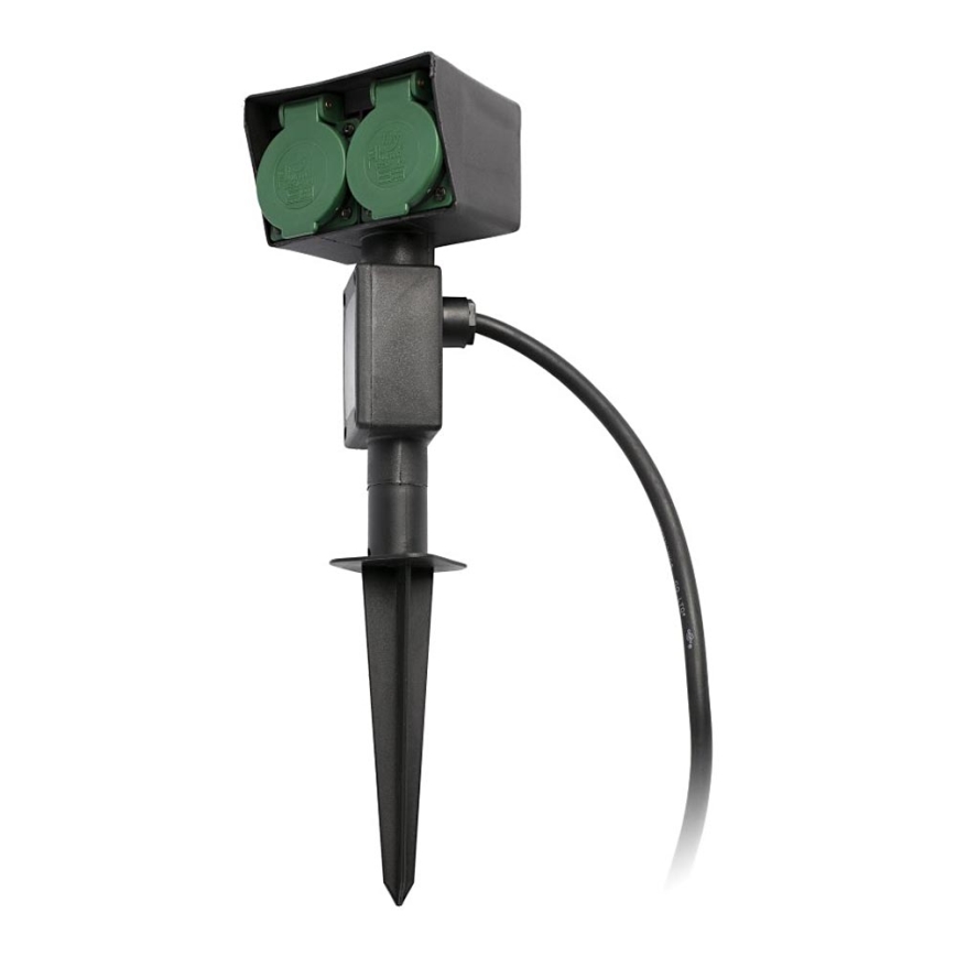 FARO 73100 - Venkovní zásuvky GARTEN-1 2x/230V IP44