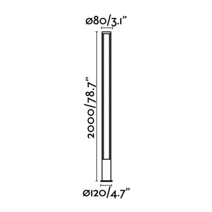 FARO 75602 - LED Venkovní lampa GROP-3 LED/27W/230V IP54