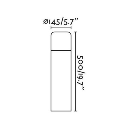 FARO 75604 - LED Venkovní lampa MUGA LED/9W/230V IP65