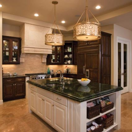 Feiss - Lustr na tyči ARABESQUE 4xE27/60W/230V zlatá