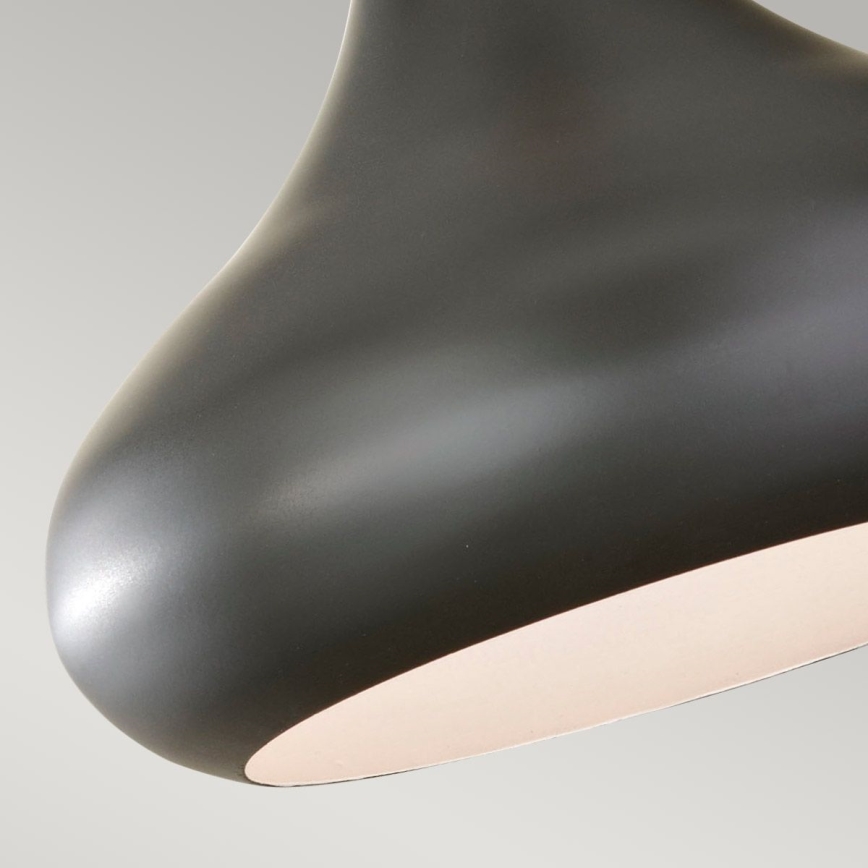 Feiss - Lustr na lanku BESO 1xE27/60W/230V pr. 25,4 cm černá/měděná