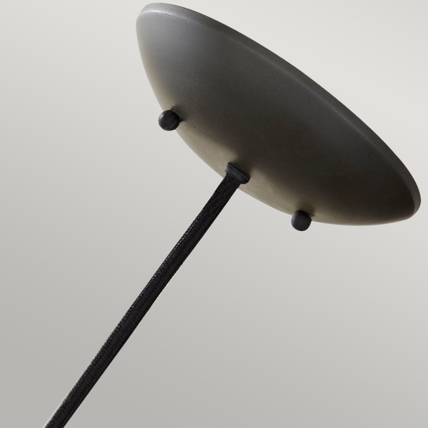 Feiss - Lustr na lanku BESO 1xE27/60W/230V pr. 25,4 cm černá/měděná