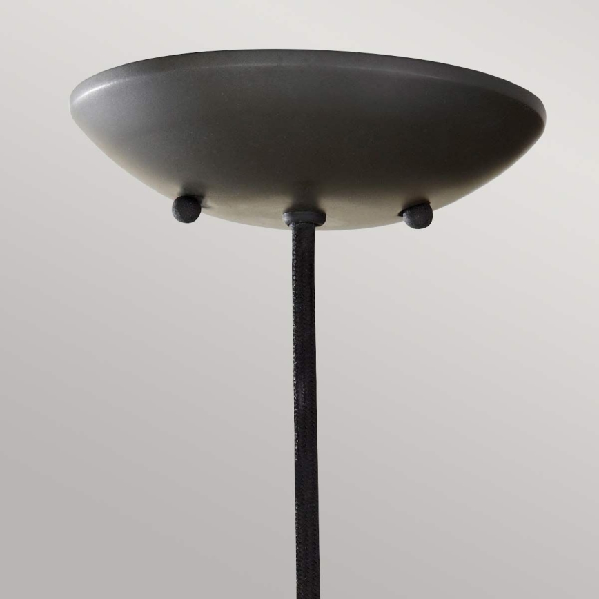 Feiss - Lustr na lanku BESO 1xE27/60W/230V pr. 17,9 cm černá/měděná