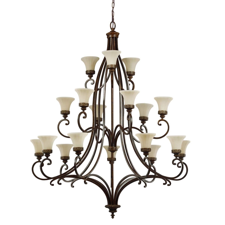 Feiss - Lustr na řetězu DRAWING ROOM 18xE27/60W/230V
