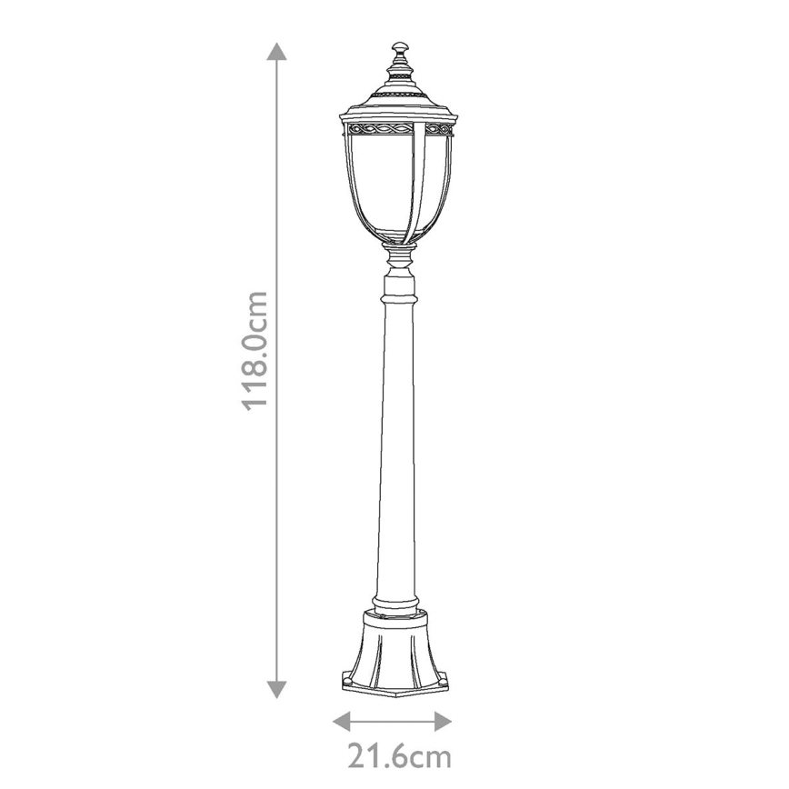 Feiss - Venkovní lampa ENGLISH BRIDLE 3xE14/60W/230V IP44