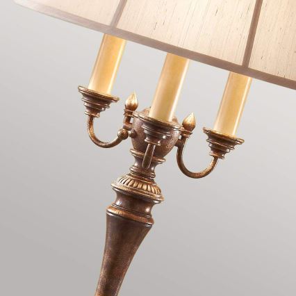 Feiss - Stojací lampa GIBSON 4xE27/60W/230V