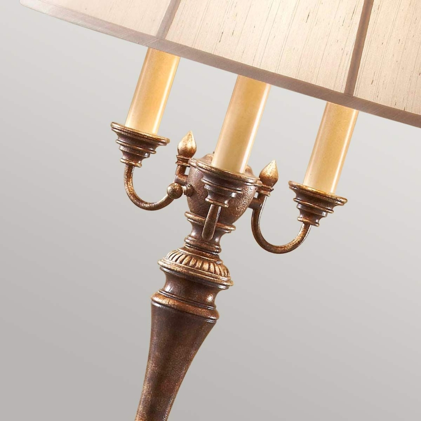 Feiss - Stojací lampa GIBSON 4xE27/60W/230V