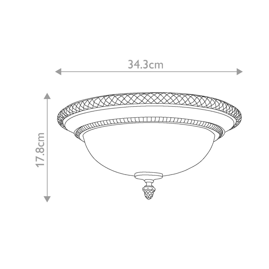 Feiss - Stropní svítidlo KELHAM HALL 2xE27/60W/230V