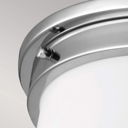 Feiss - Koupelnové stropní svítidlo PAYNE 2xE27/60W/230V IP44 matný chrom