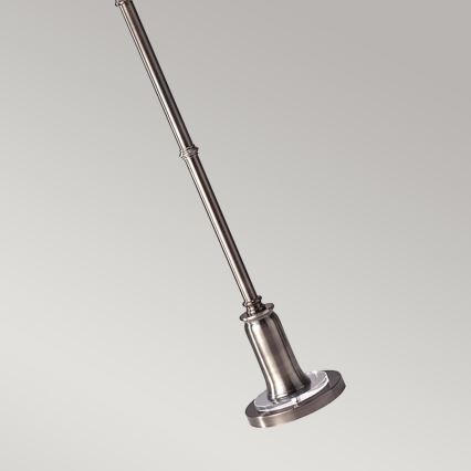 Feiss - Stojací lampa STATEROOM 2xE27/60W/230V stříbrná