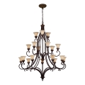 Feiss - Lustr na řetězu DRAWING ROOM 18xE27/60W/230V