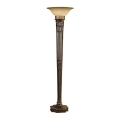 Feiss - Stojací lampa OPERA 1xE27/100W/230V bronz/béžová
