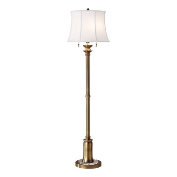 Feiss - Stojací lampa STATEROOM 2xE27/60W/230V mosaz