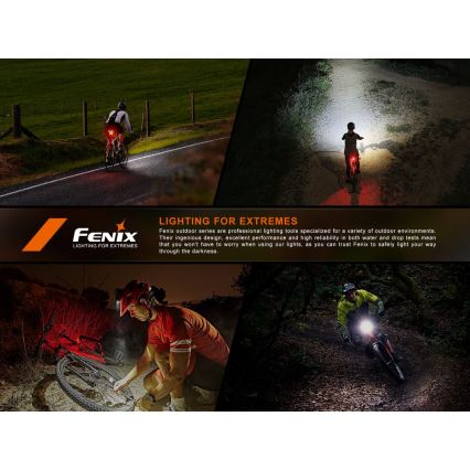 Fenix BC06R - LED Stmívatelná nabíjecí blikačka na kolo LED/USB IP66 90 lm 24,5 h 560 mAh