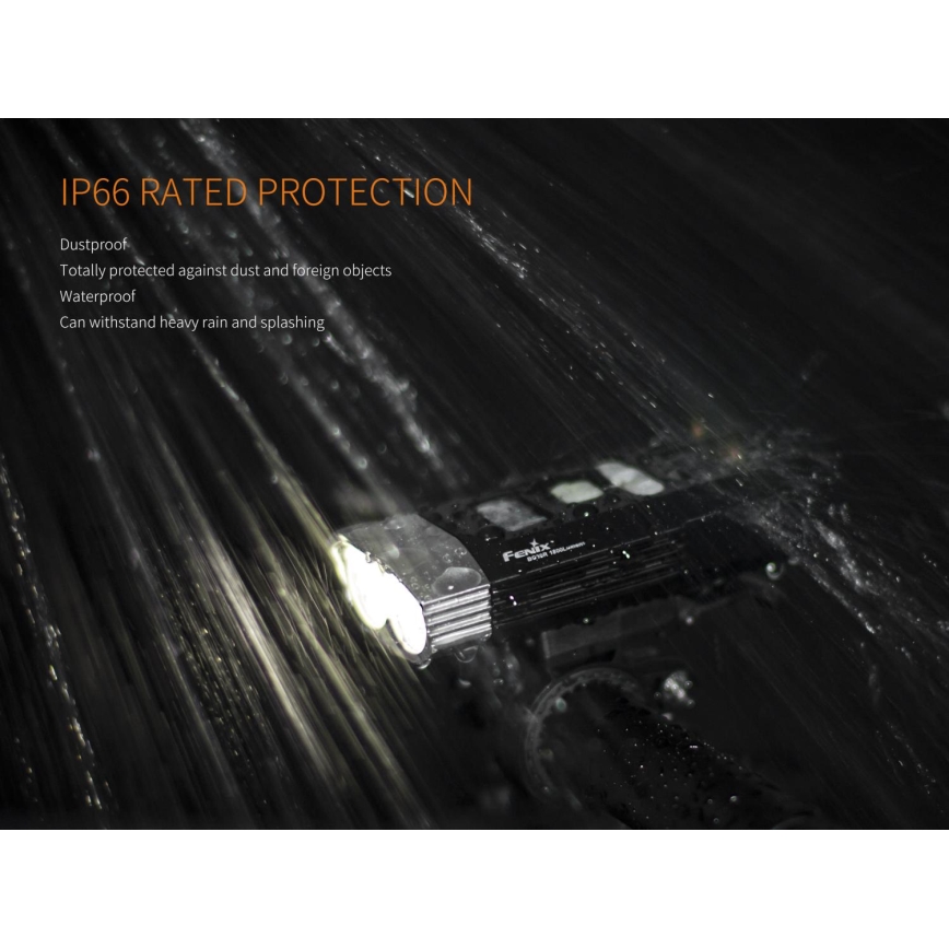 Fenix BC30RV2 - LED Nabíjecí svítidlo na kolo LED/USB IP66 1800 lm 36 h