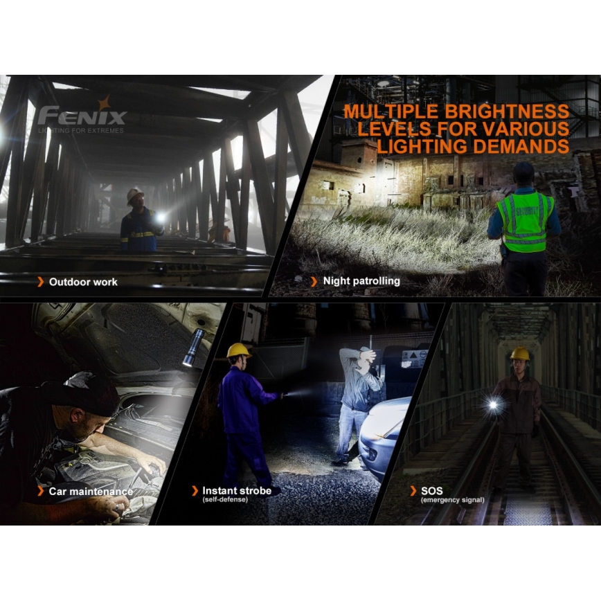 Fenix C7 - LED Stmívatelná nabíjecí svítilna LED/1x21700 IP68 3000 lm 68 h