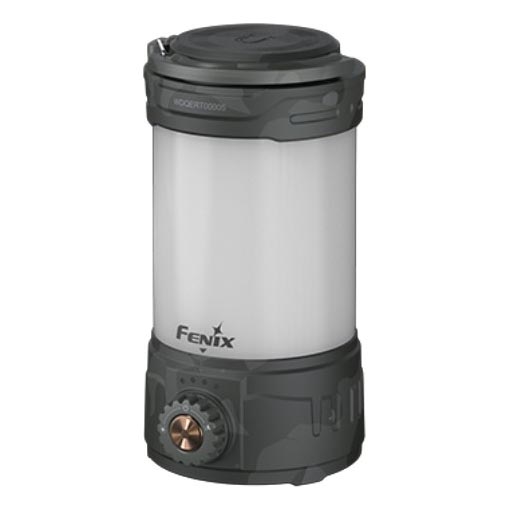 Fenix CL26RPROCAM - LED Stmívatelná přenosná nabíjecí lampa LED/USB IP66 650 lm 408 h 5000 mAh šedá