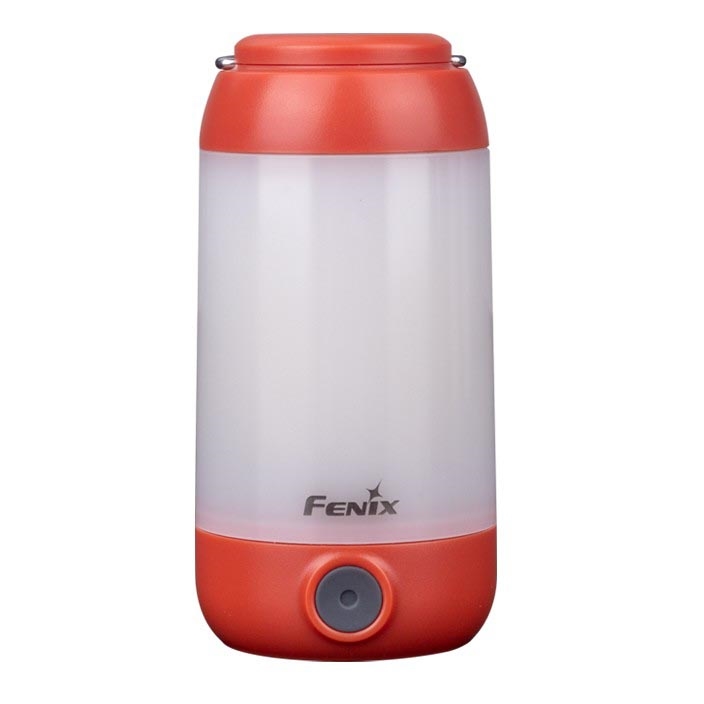 Fenix CL26RRED - LED Stmívatelná přenosná nabíjecí lampa LED/USB/2xCR123A IP66 400 lm 400 h 2600 mAh oranžová